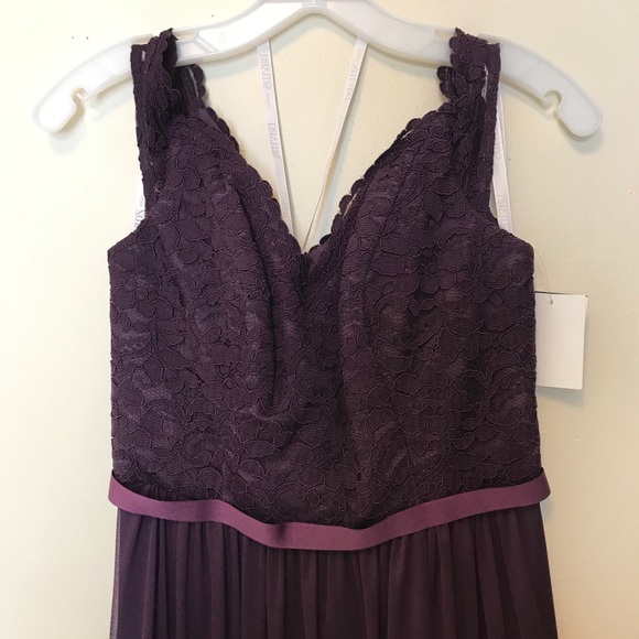 NWT David’s Bridal Lace Bridesmaid Dress Size 6 - Picture 5 of 16